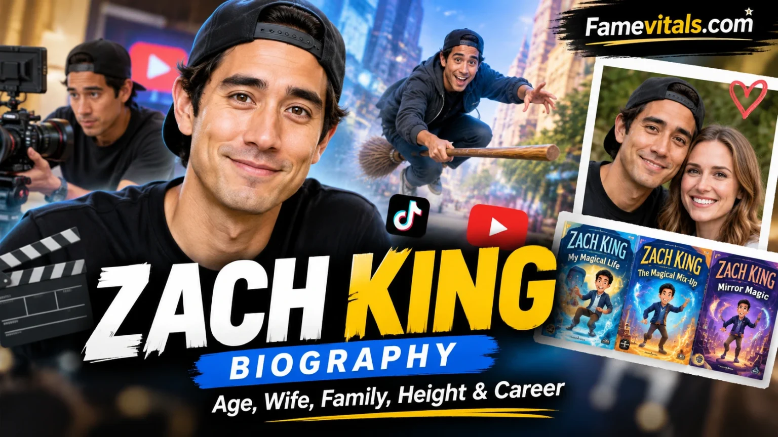 Zach King Biography: Age, Wife, Family, Height & Career Zach King